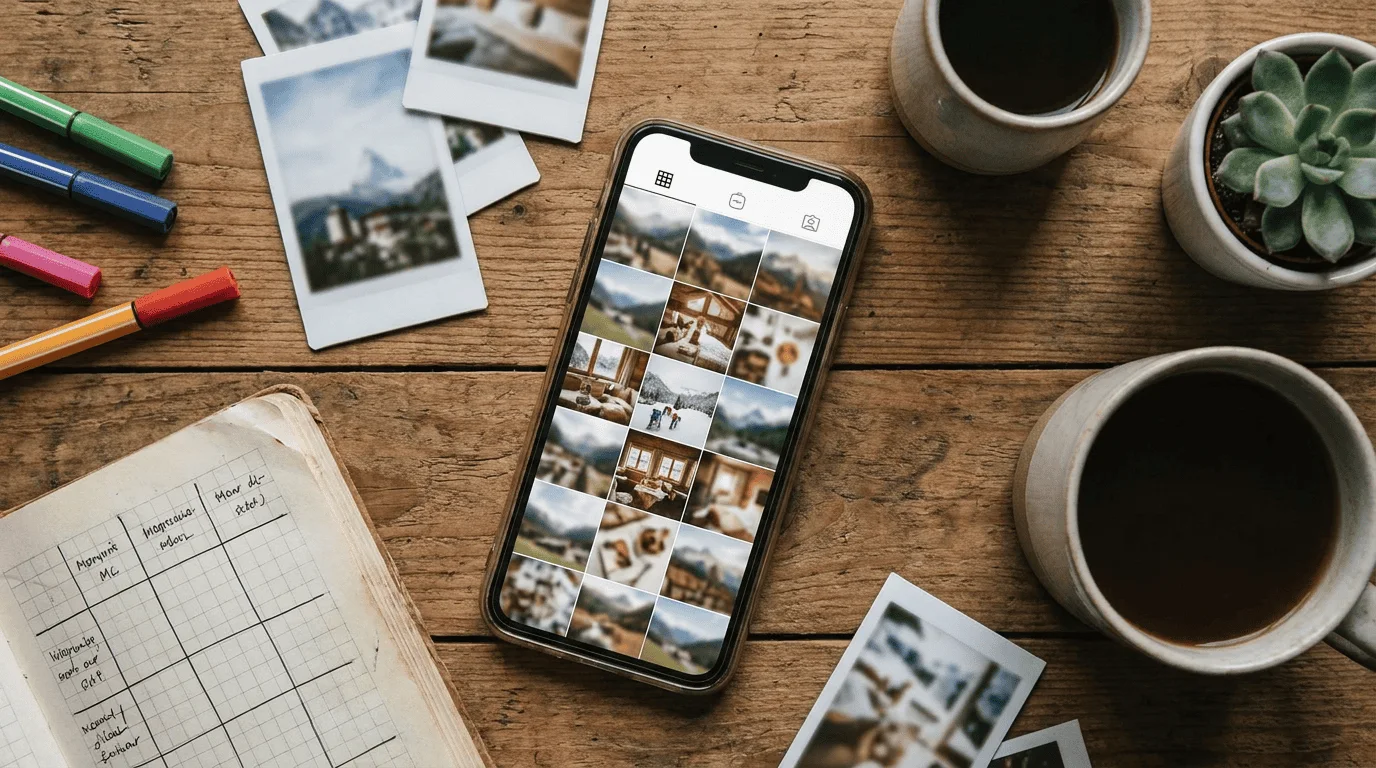 Illustration zum Ratgeber: Instagram-Marketing für lokale Schweizer KMU
